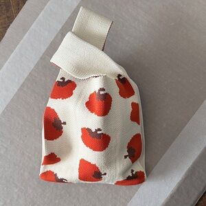 Small Knot Bag with Tomato Design